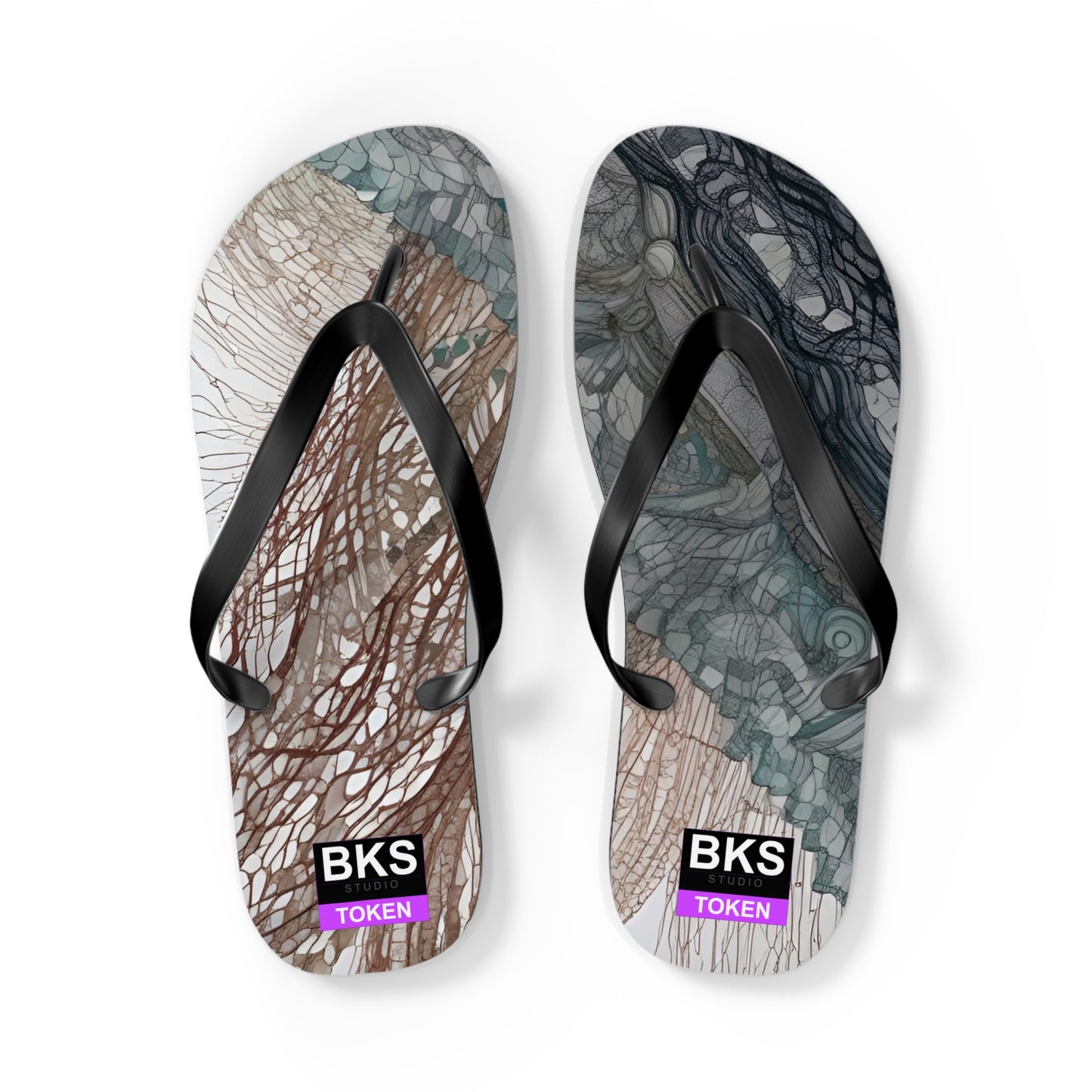 BKS Token Gold™ Flip Flops