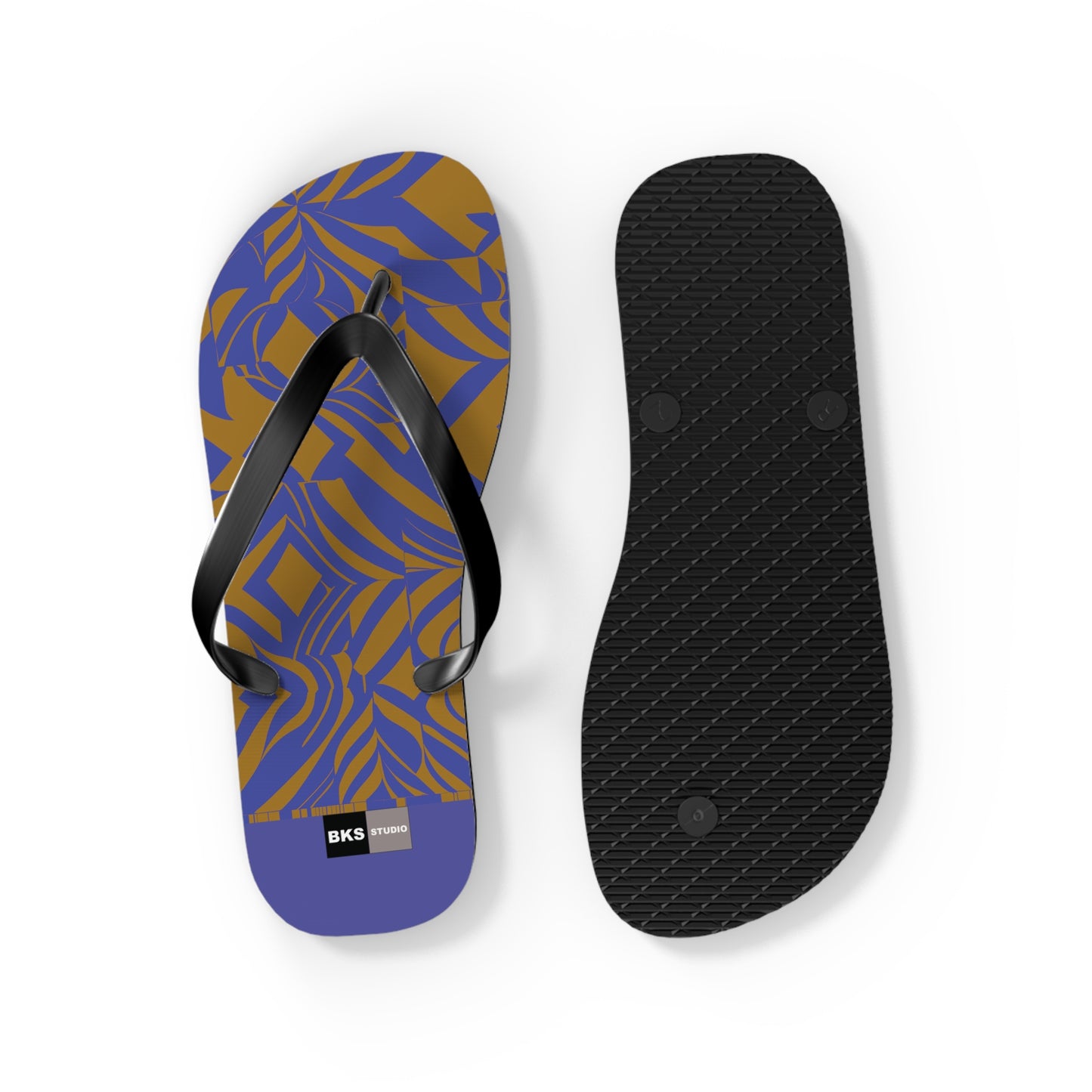 BKS Glyph Violet Gold™ Flip Flops