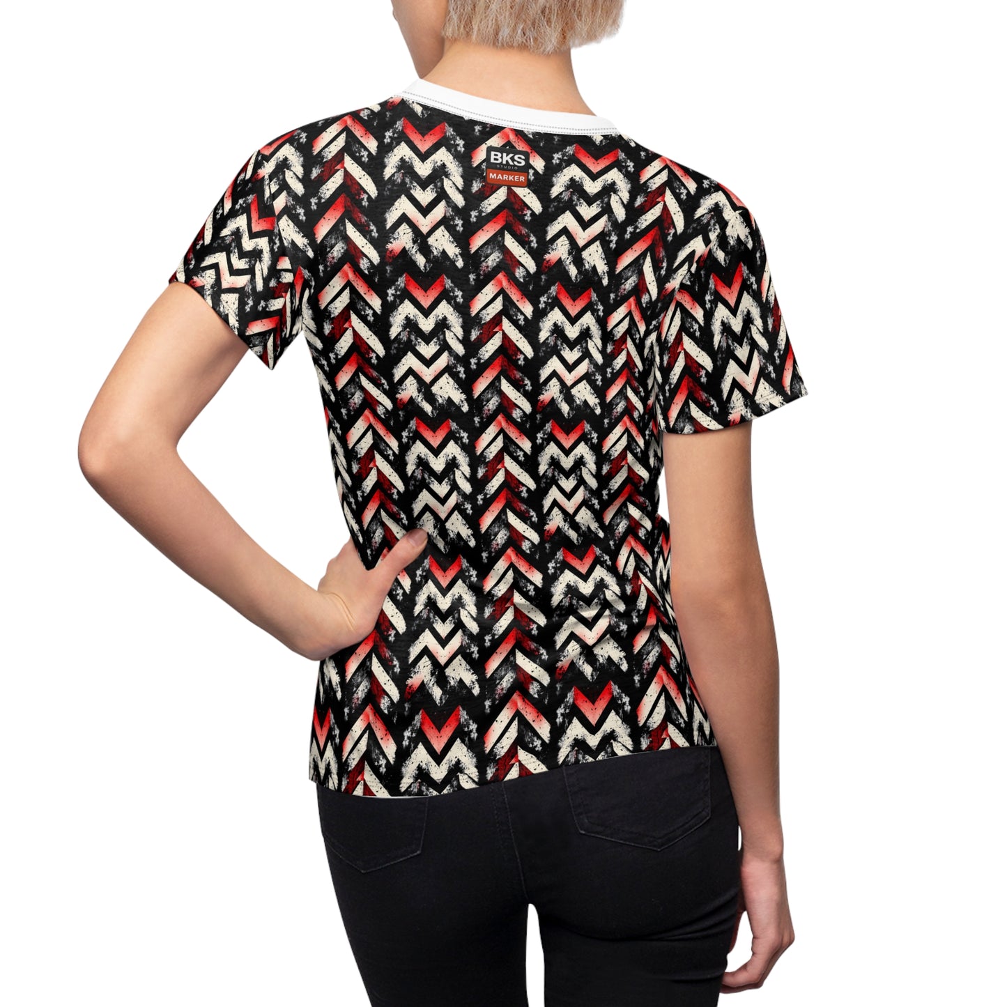 BKS Marker Chevron™ Women's AOP Tee