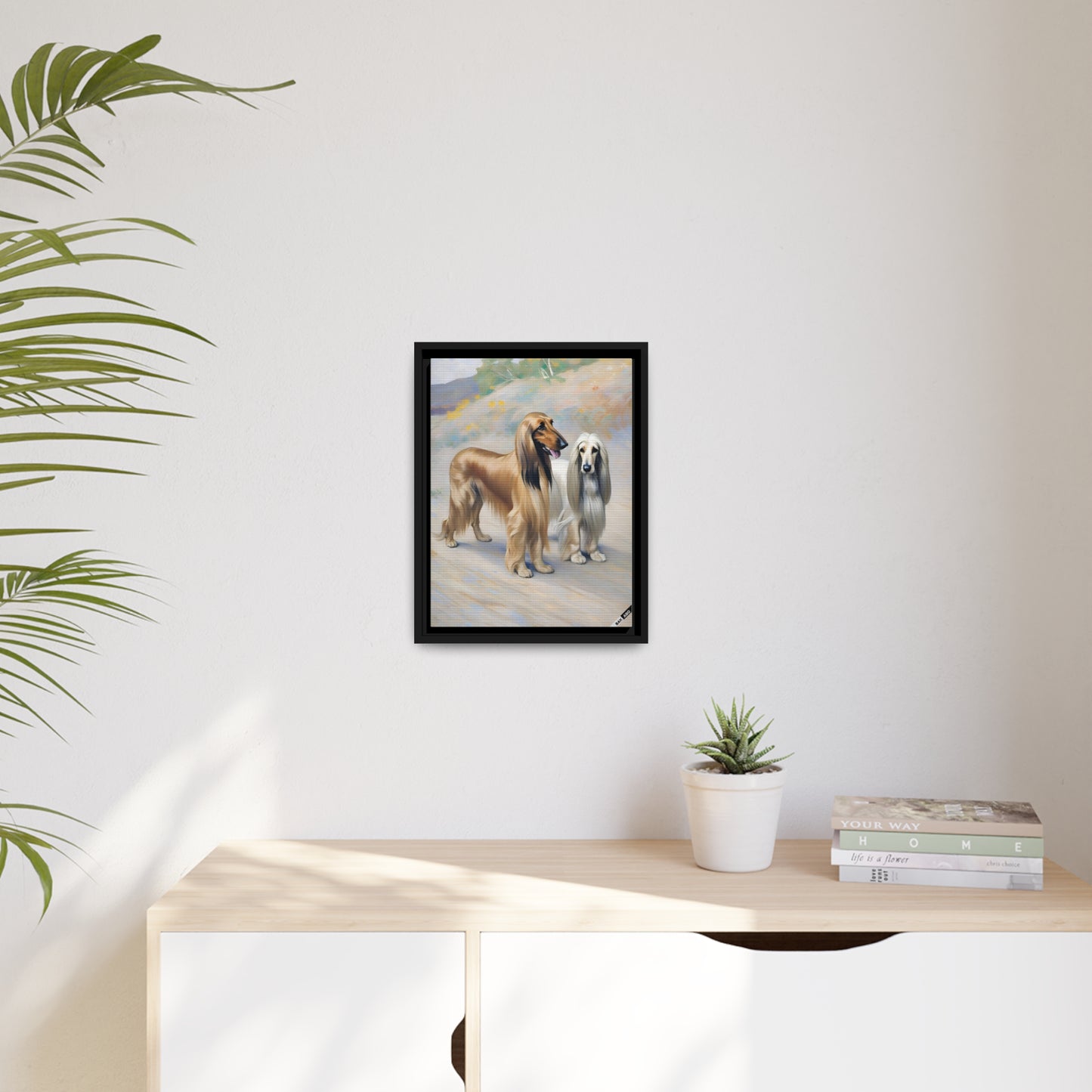 Afghan Greyhound (BKS)🐶Canvas