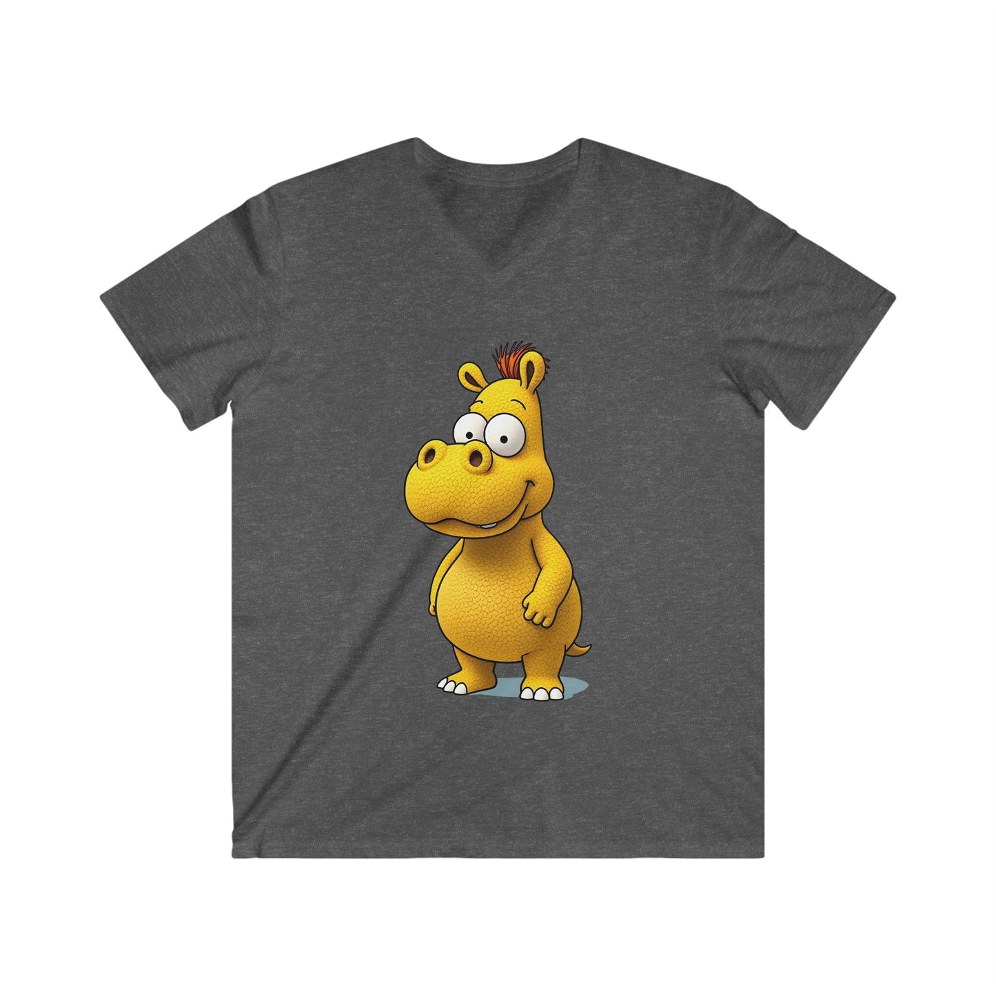 Men's Fitted V-Neck Short Sleeve Tee Printify bakabo.club