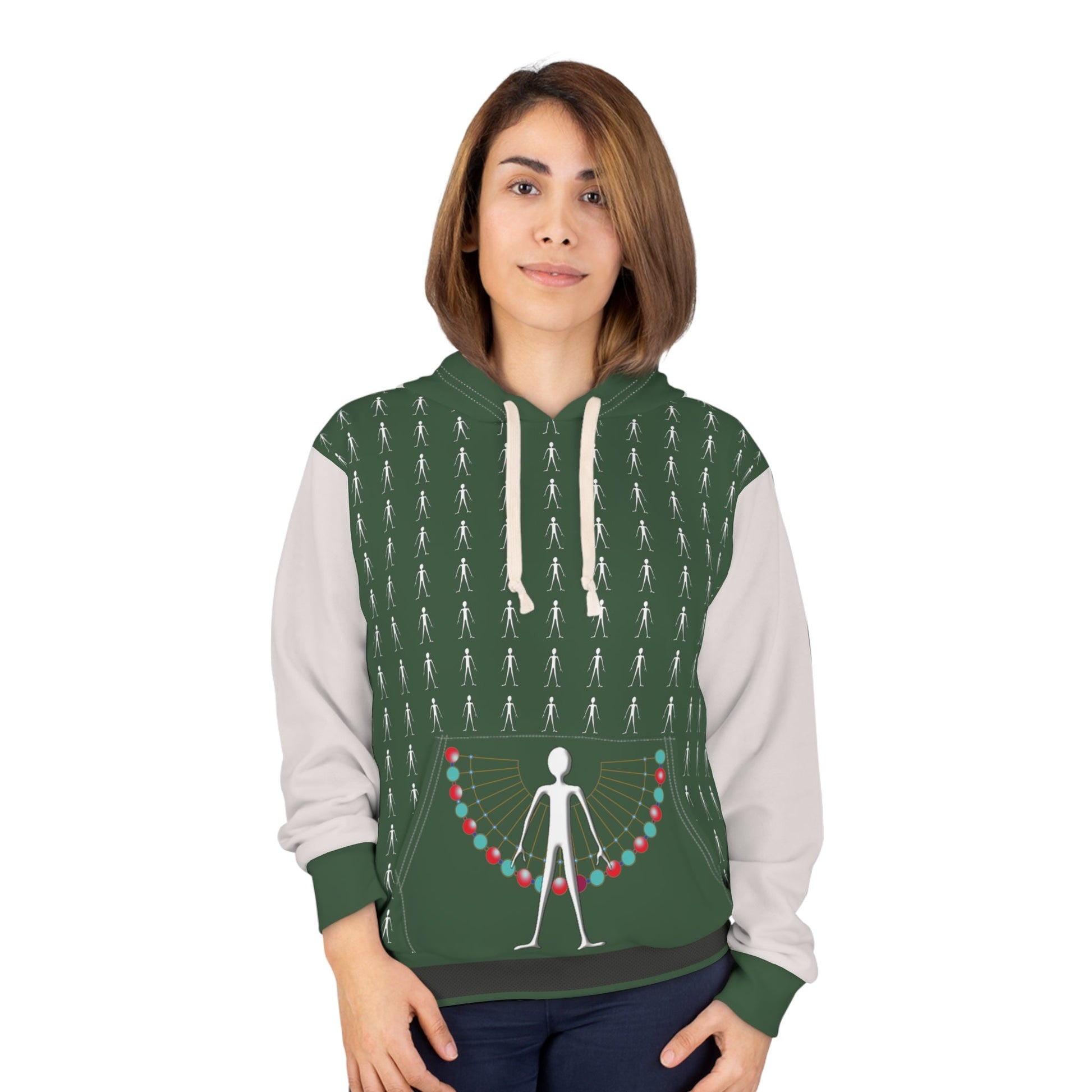 BKS Flag Meridian Forest™ Pullover Hoodie Printify bakabo.club
