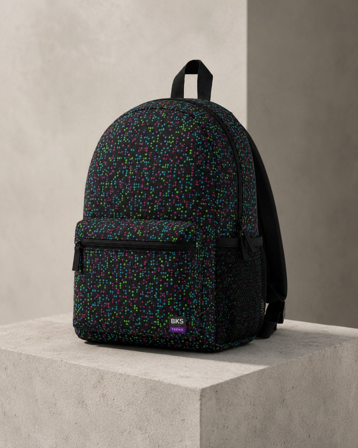BKS Token Pixel Arcade Backpack — side