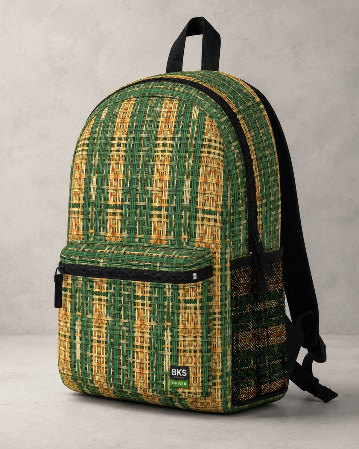 BKS Origin Roam Backpack — three quarter