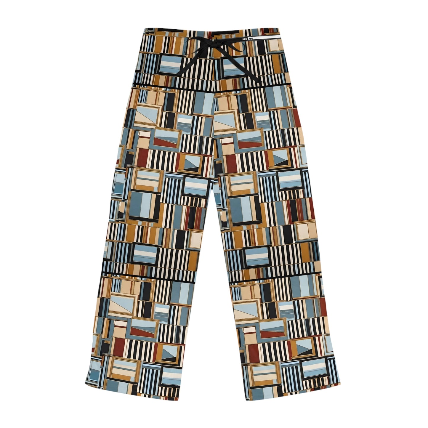 Patchwork Women's Pajama Pants — Cozy Modern Lounge Sleepwear Printify bakabo.club