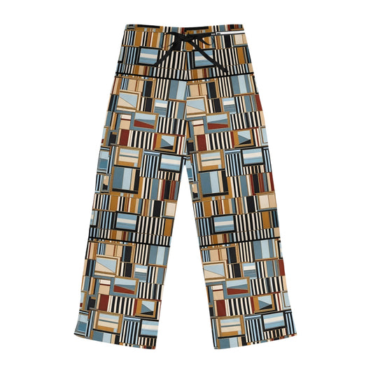 Patchwork Women's Pajama Pants — Cozy Modern Lounge Sleepwear Printify bakabo.club
