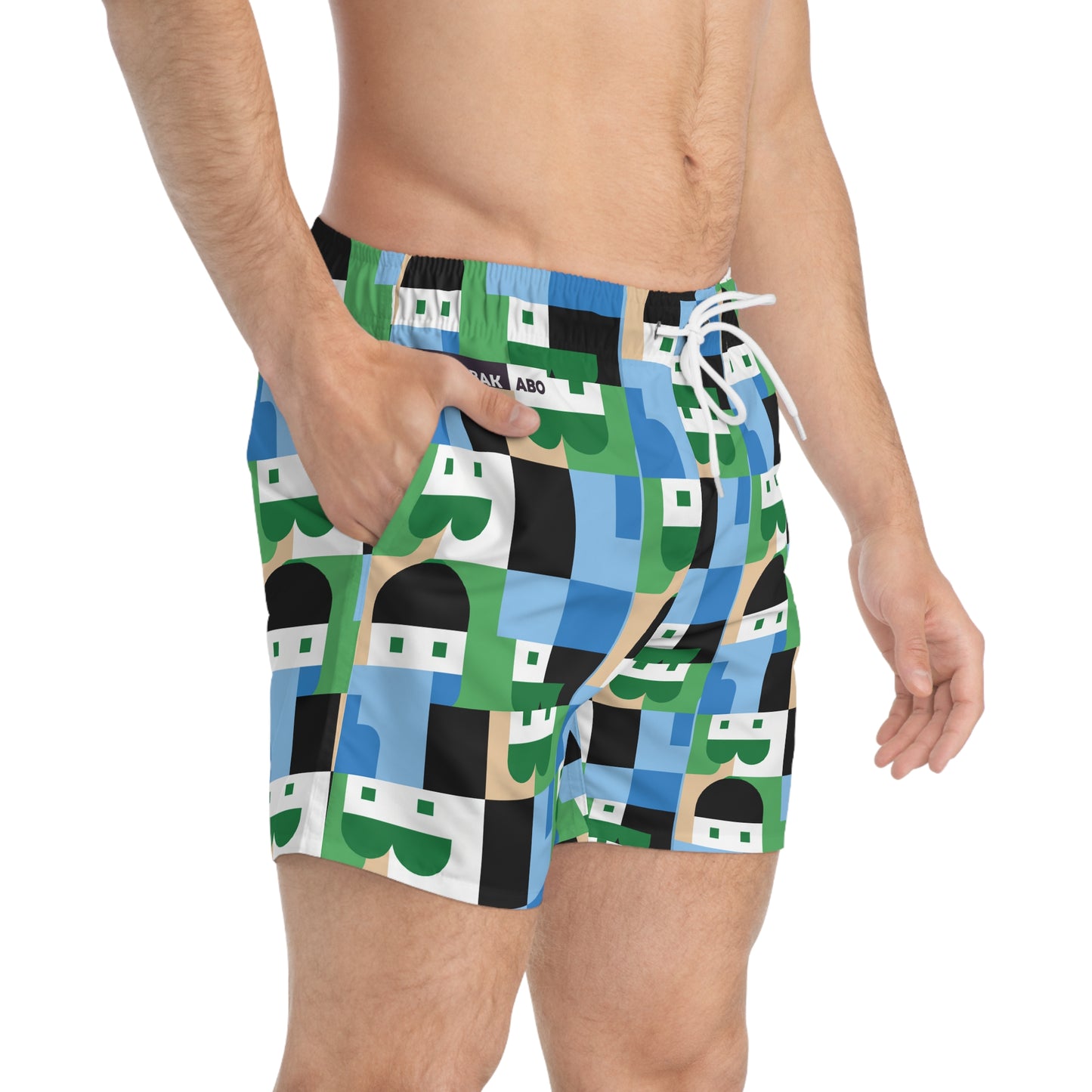 Exon Pixel (BKS)☎️Swim Trunks