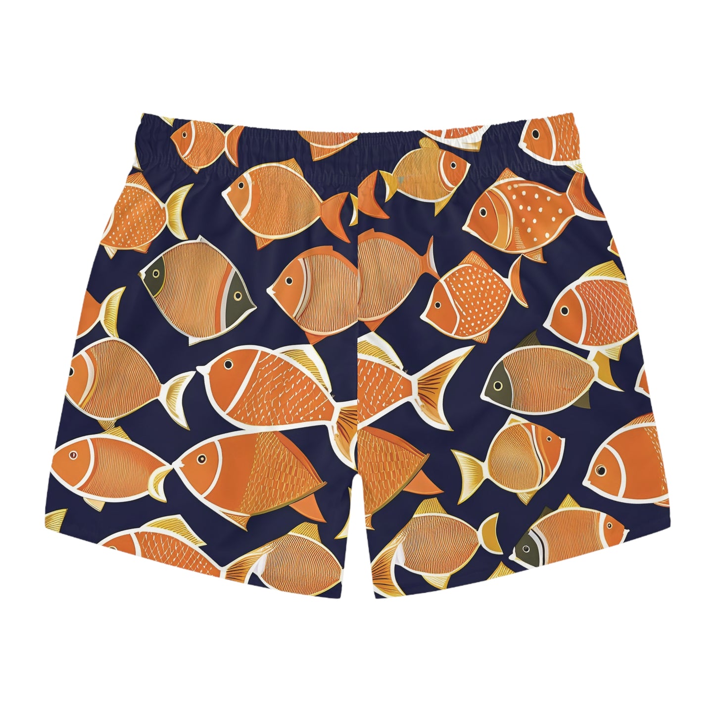 BKS Riviera Orange Fish™ Swim Trunks