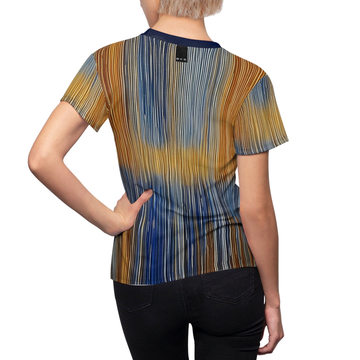 BKS Marker Stream™ Women's Tee Printify bakabo.club