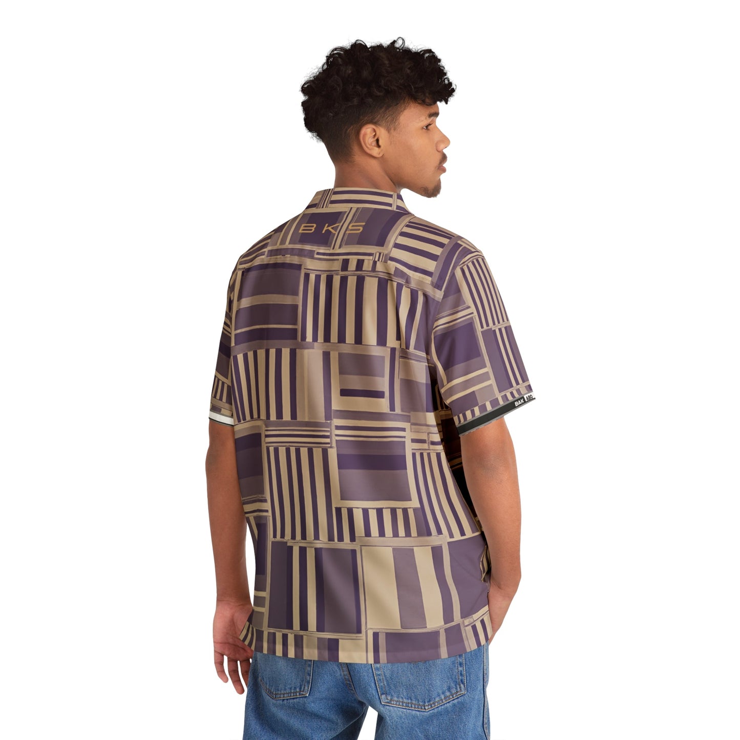 BKS Pulse Block™ Hawaiian Shirt Printify bakabo.club