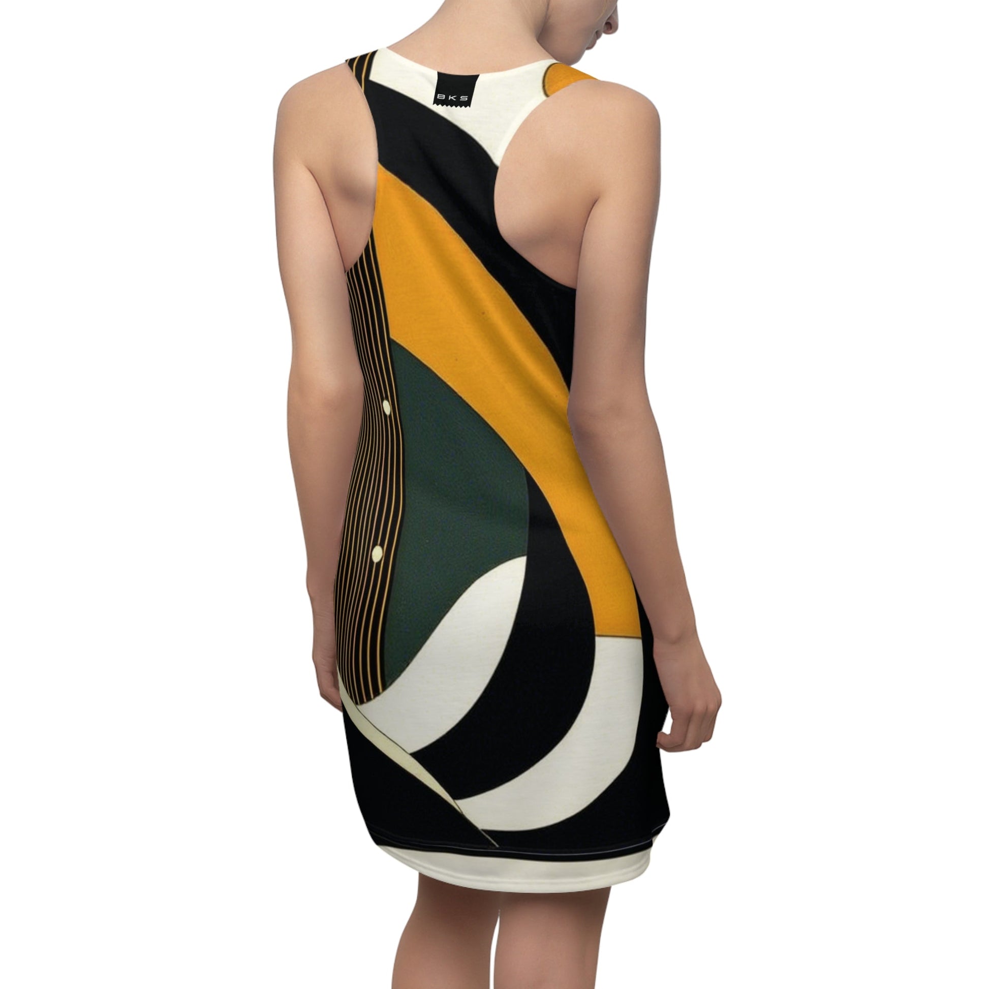 BKS Flag Orbit™ Racerback Dress Printify bakabo.club