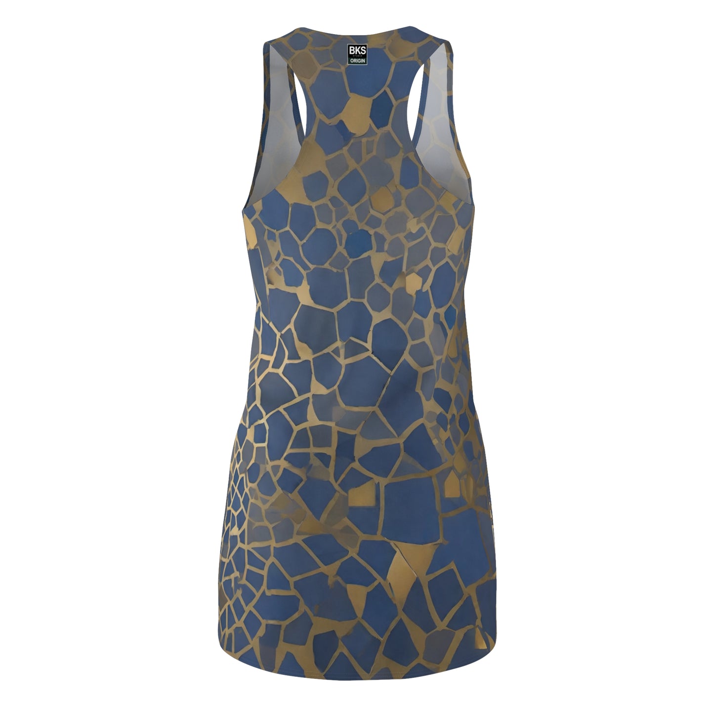BKS Glyph Blue Gold™ Racerback Dress