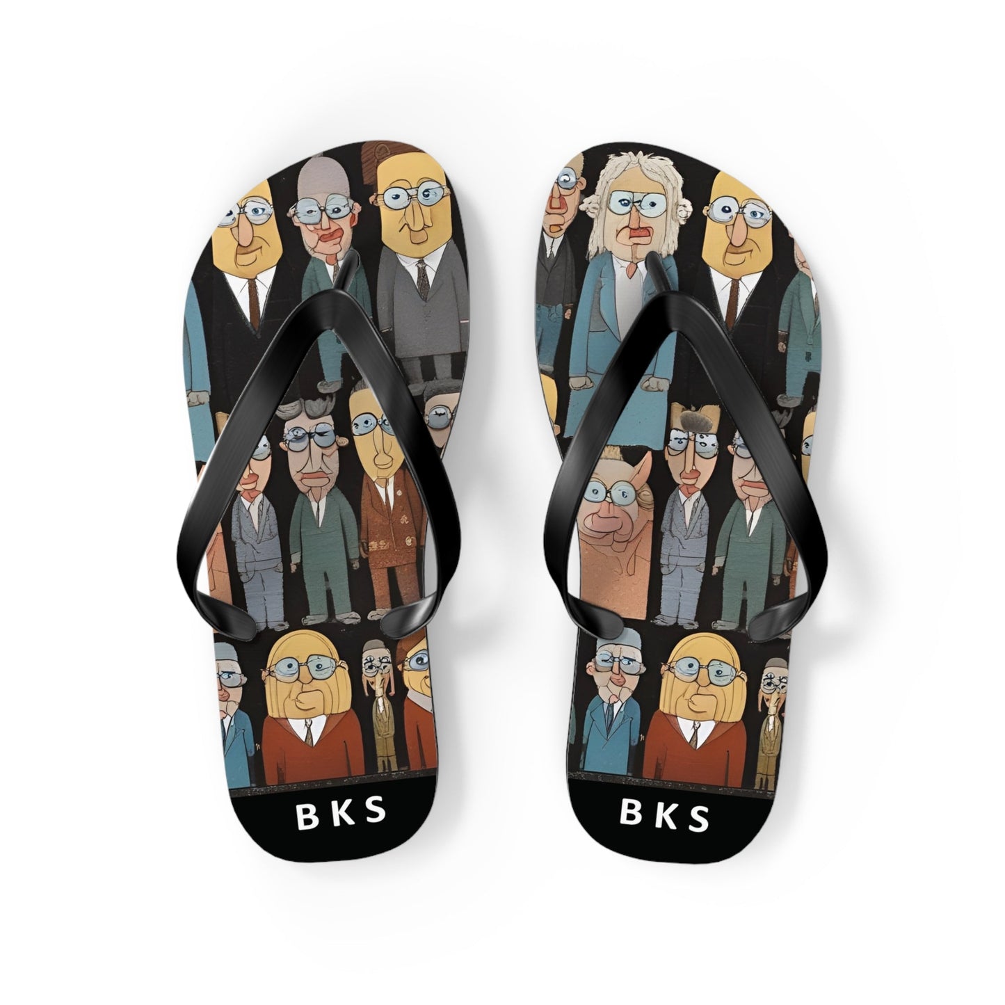 BKS Folklore Crowd™ Flip Flop Printify bakabo.club
