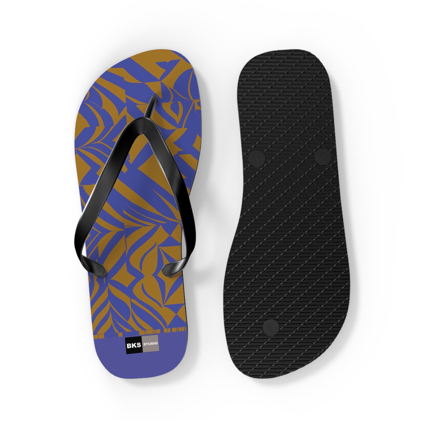 BKS Glyph Violet Gold™ Flip Flops