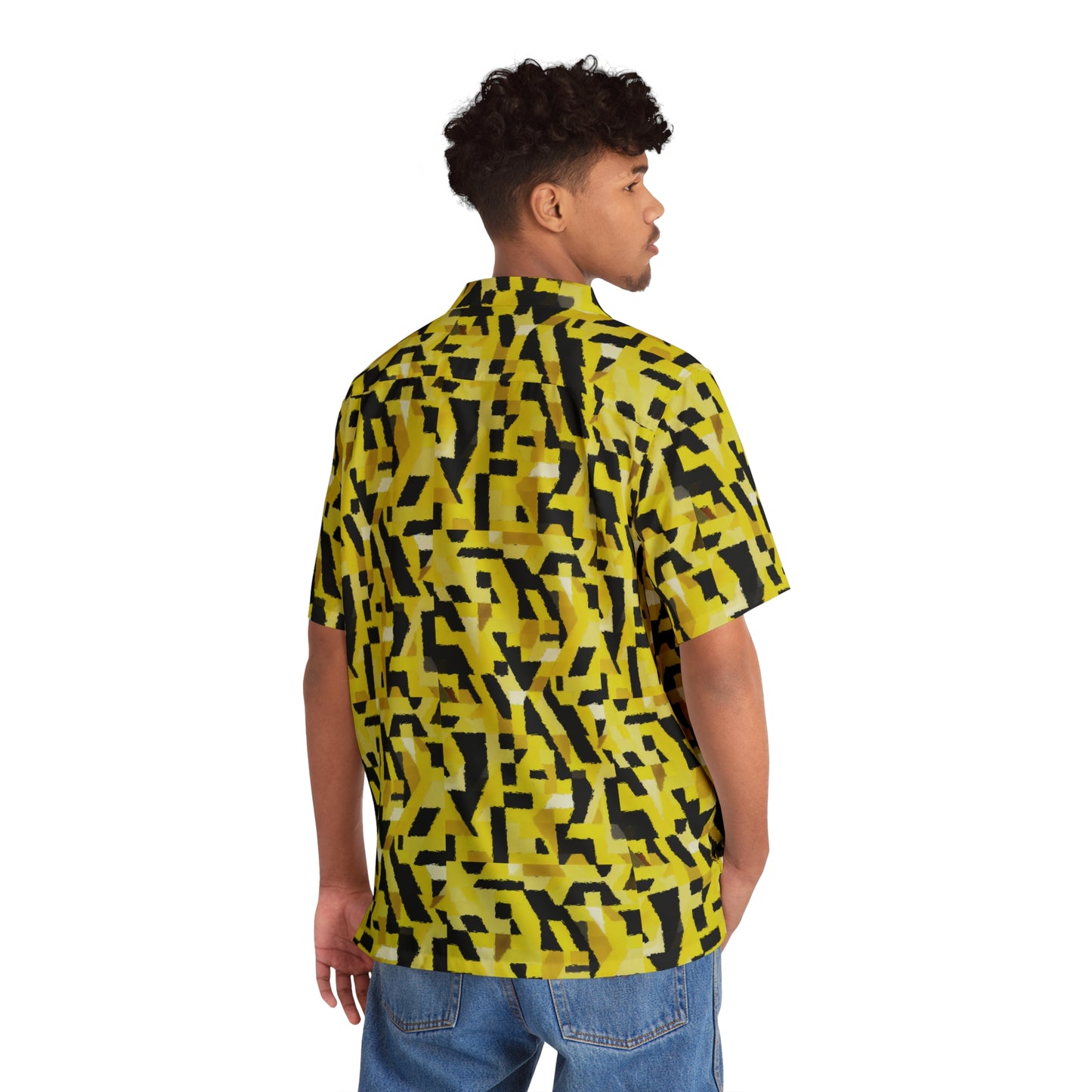 BKS Flag Yellow Camo™ Hawaiian Shirt