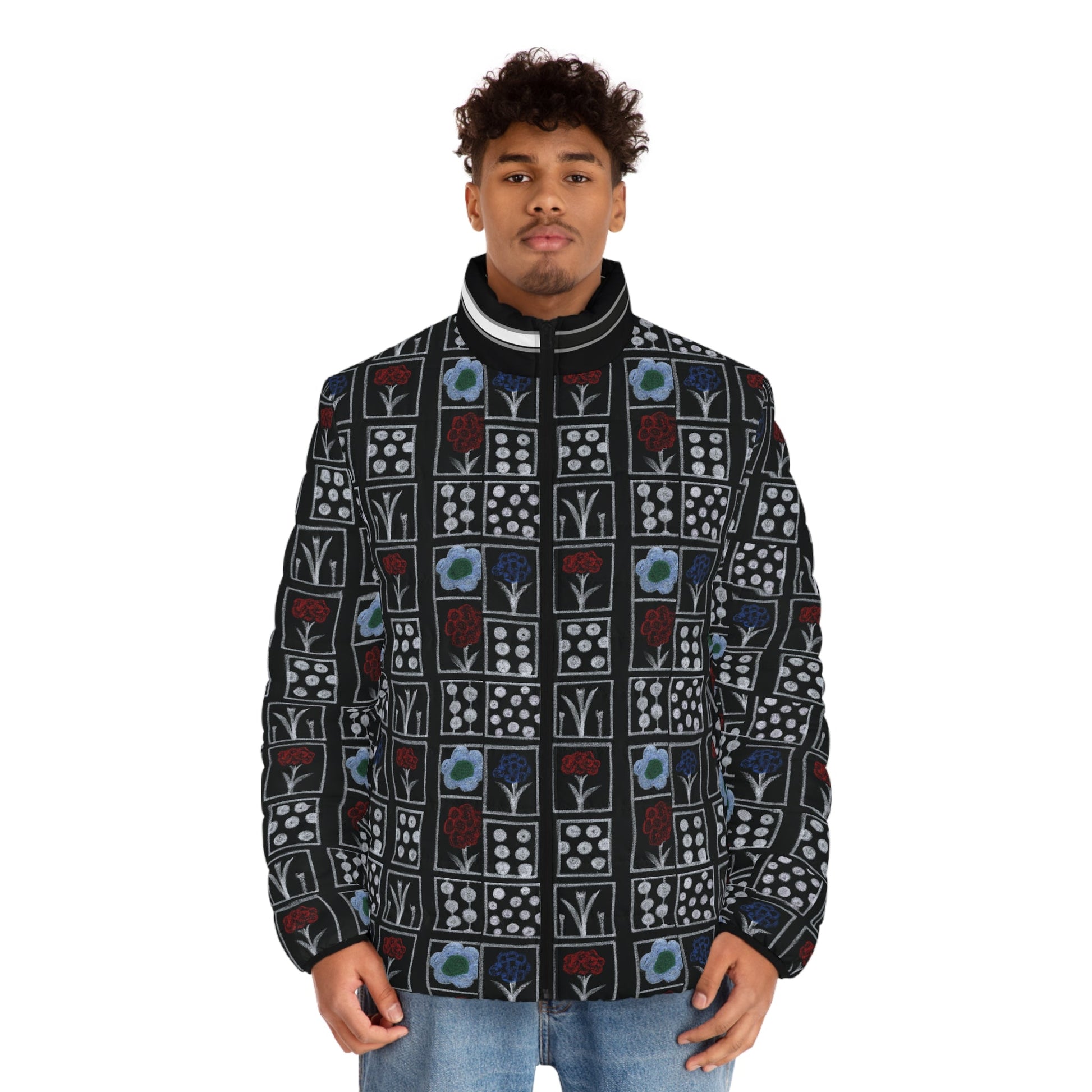 BKS Folklore Block™ Puffer Printify bakabo.club