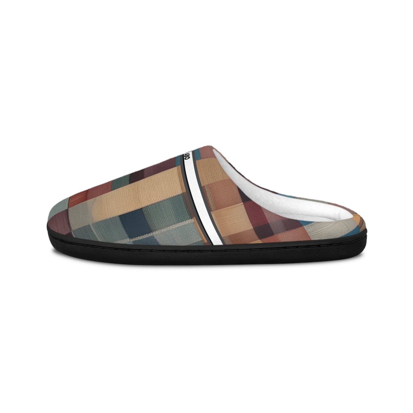 Cozy Plaid Indoor Slippers for Women — Multicolor Checker Comfort Slip-Ons BakAbo Studio BKS bakabo.club