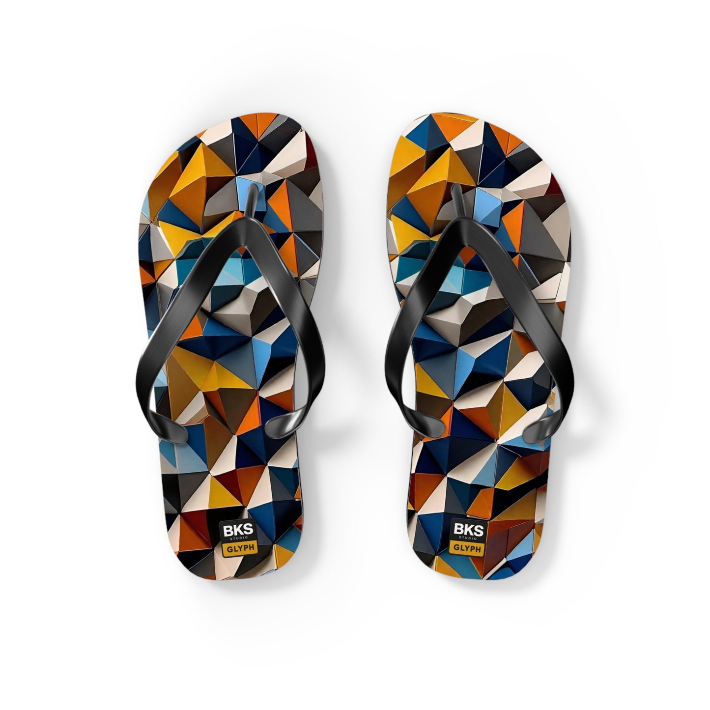 BKS Hours Mosaic Triangle™ Flip Flops