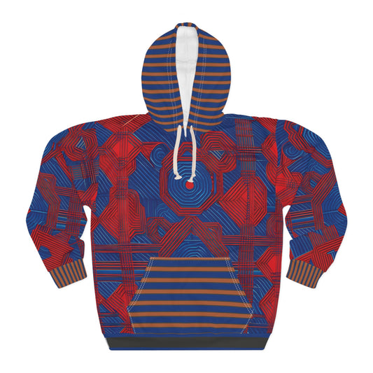BKS Glyph Circuit™ Pullover Hoodie Printify bakabo.club
