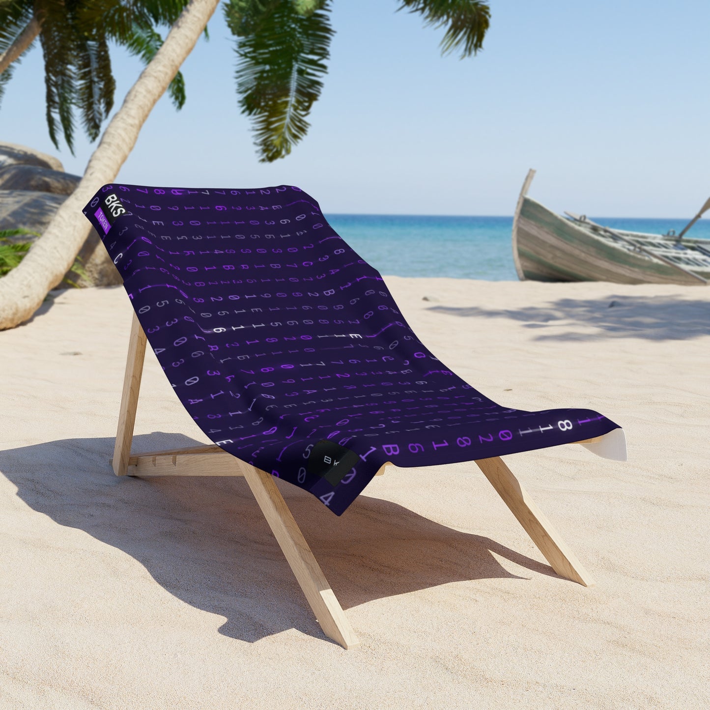 BKS Token Grid™ Beach Towel