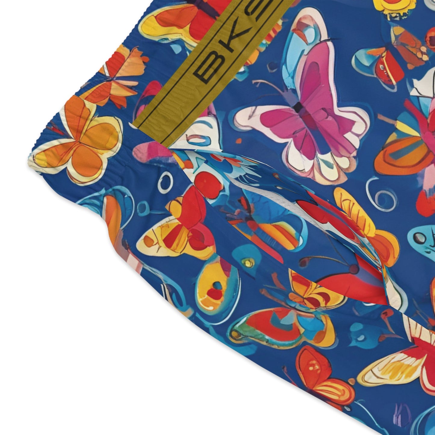 BKS Folklore Flutter™ Swim Trunks Printify bakabo.club