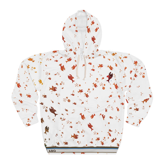 Autumn Foxes All-Over Print Hoodie Printify bakabo.club
