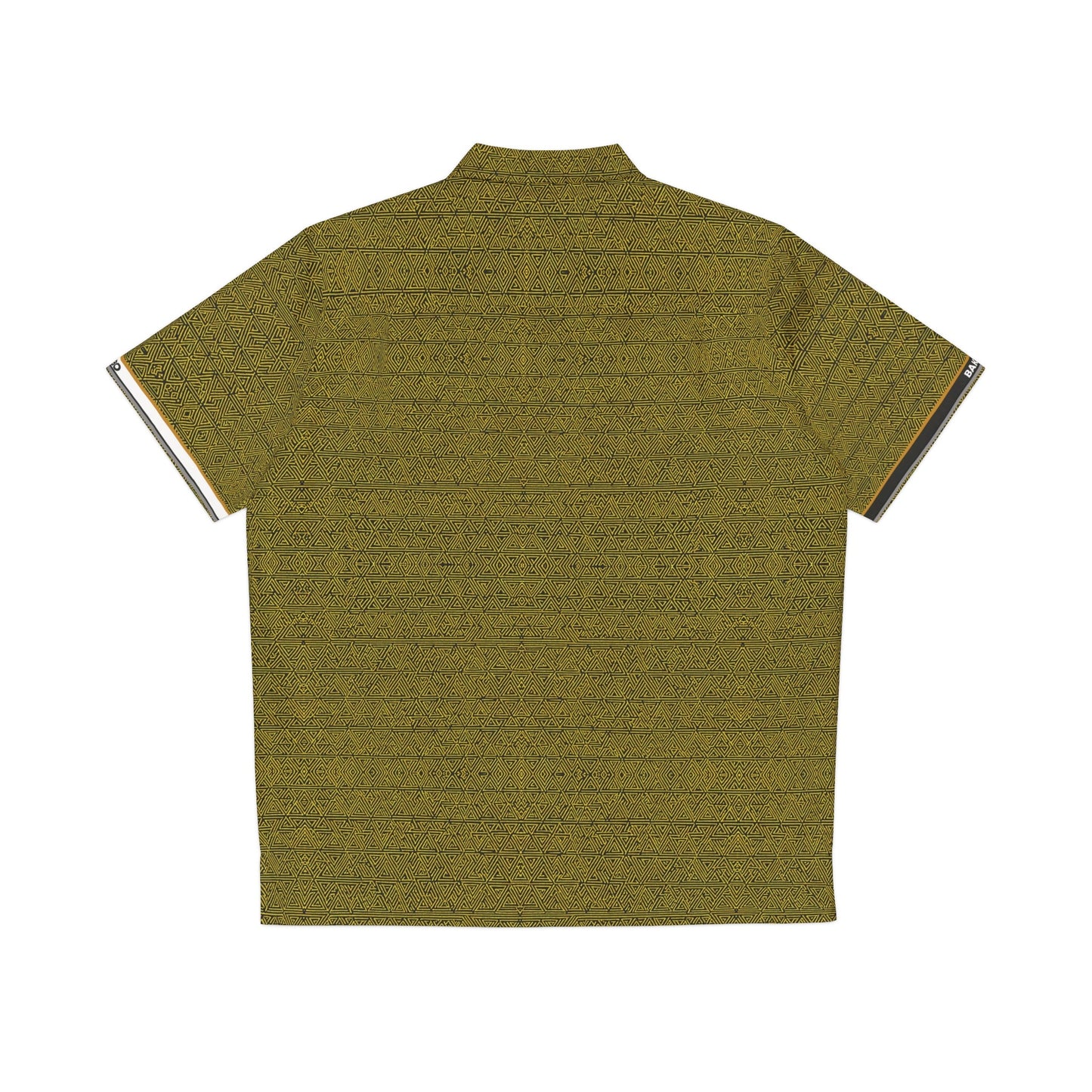 Olive Tropical Print Hawaiian Shirt — Men's Relaxed Camp-Collar Button-Up Printify bakabo.club