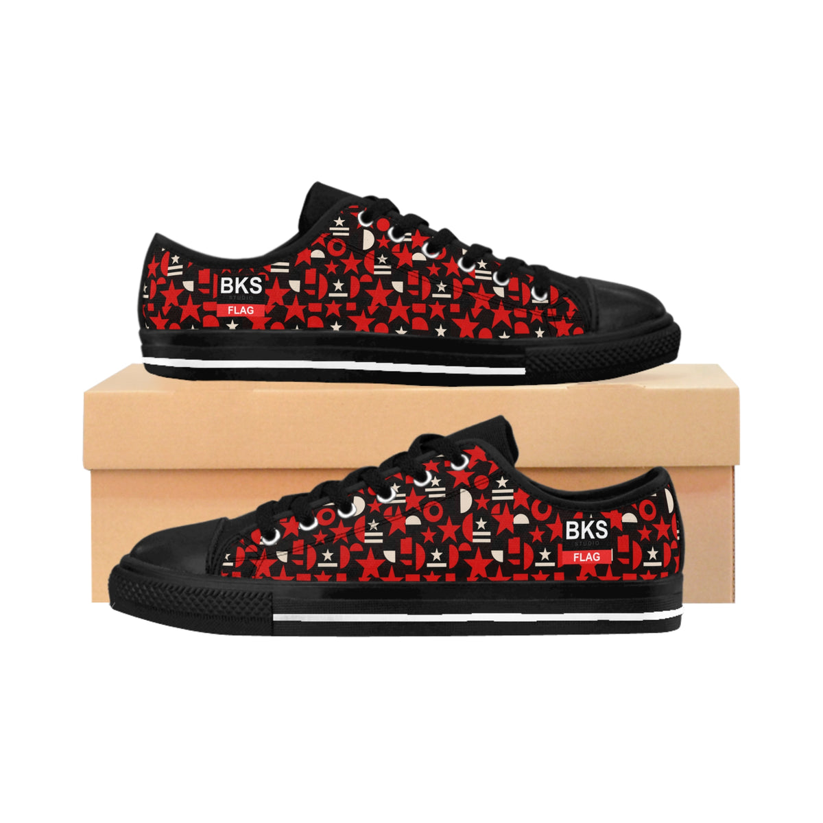 Flag Arc™ Sneakers — worn, studio