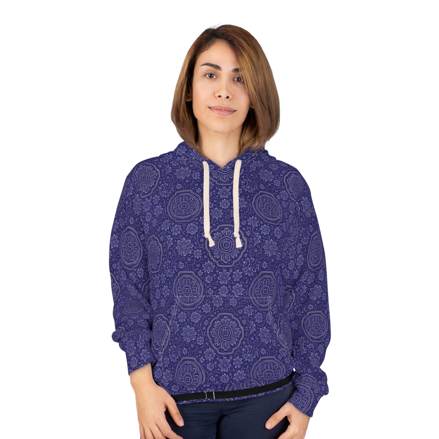 Token Vault™ Pullover Hoodie — flat lay