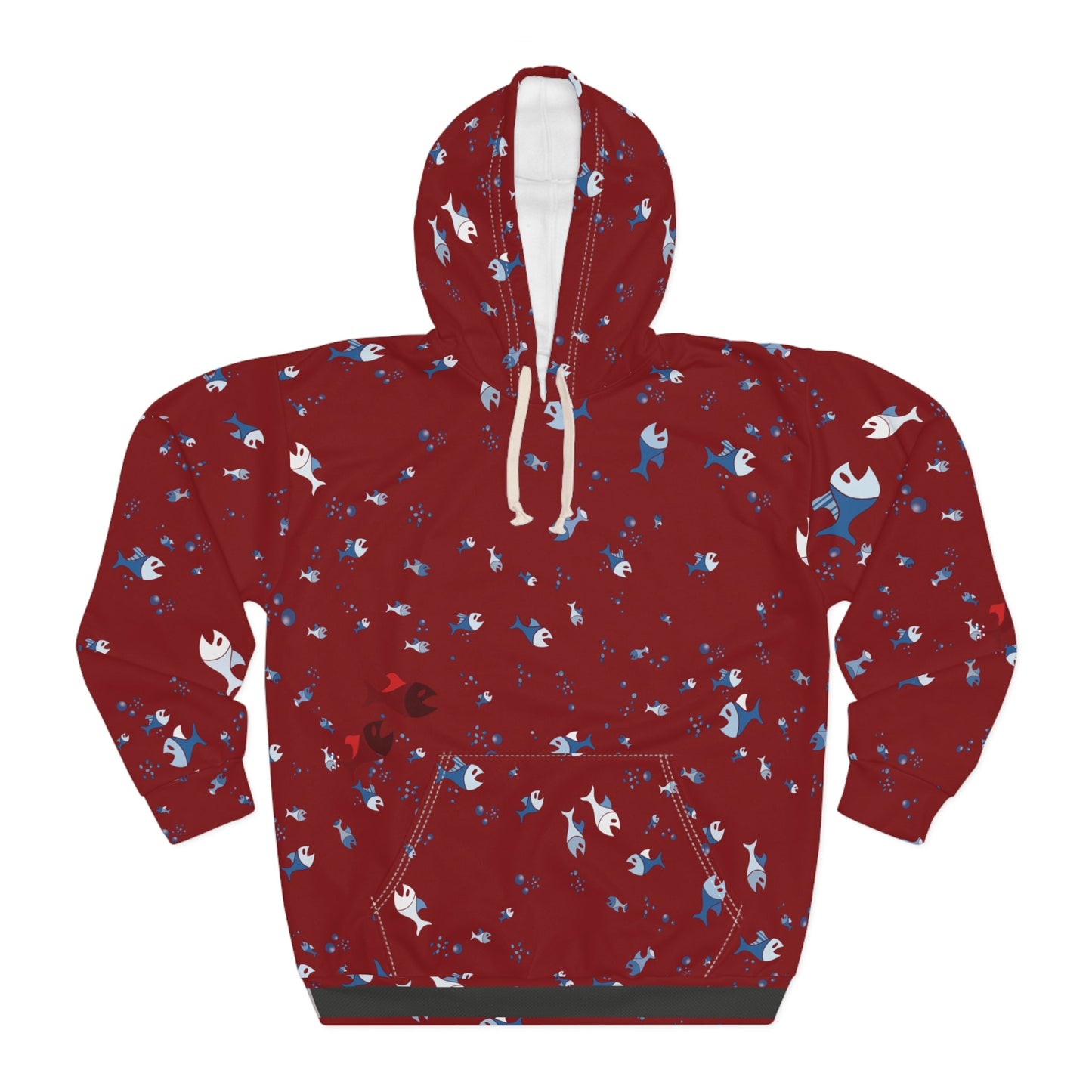 BKS Folklore Shoal Red™ Pullover Hoodie Printify bakabo.club