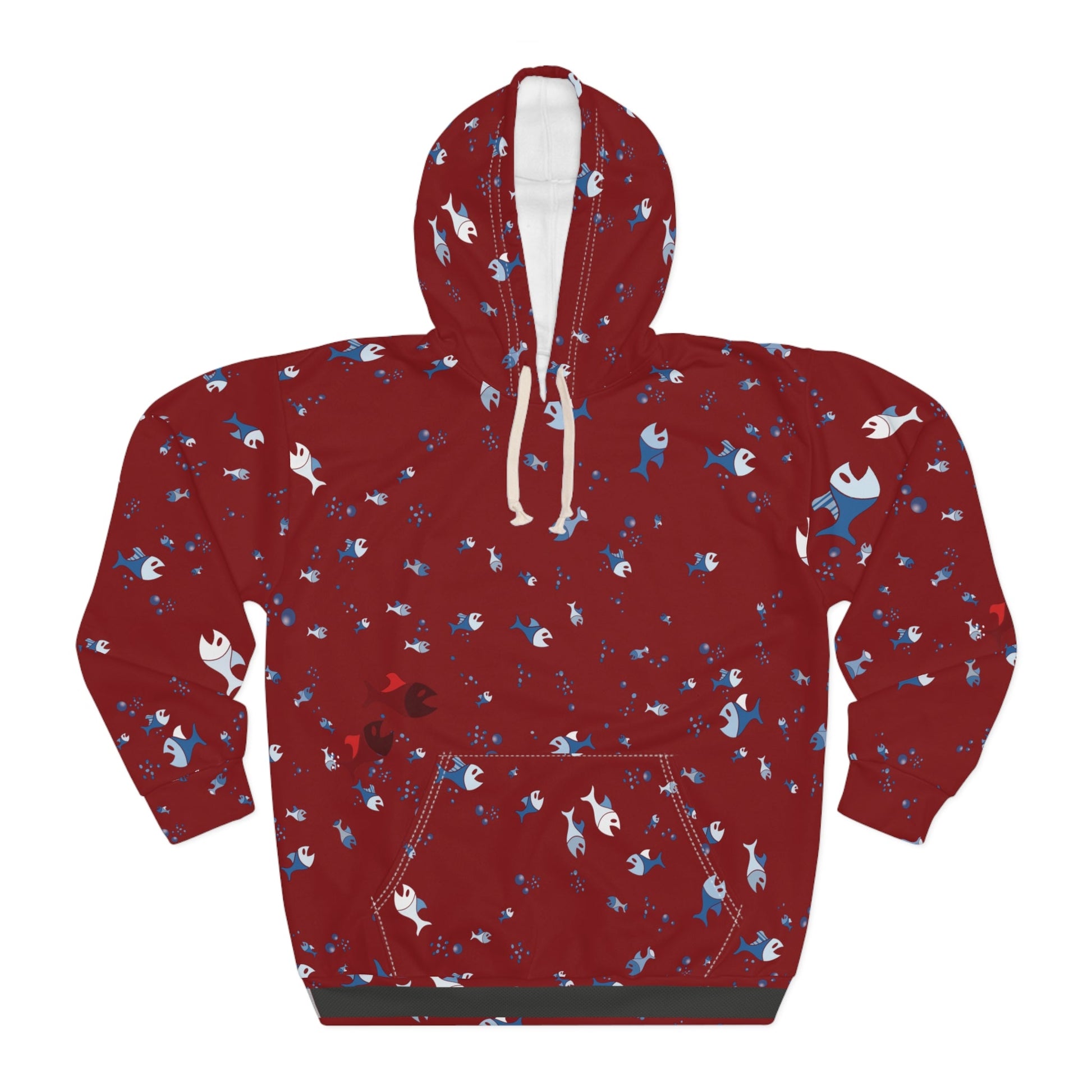 BKS Folklore Shoal Red™ Pullover Hoodie Printify bakabo.club