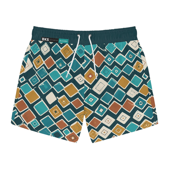 BKS Riviera Checkerboard Distressed™ Short de bain