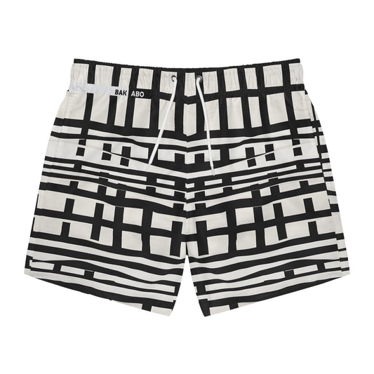 Shadow Stripe (BKS)⚫⚪Swim Trunks