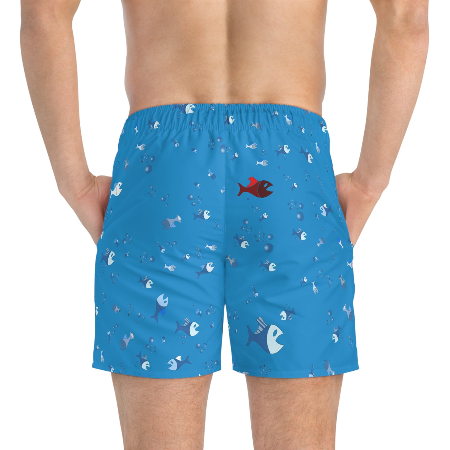 Acqua Blue (BKS)🐠Swim Trunks