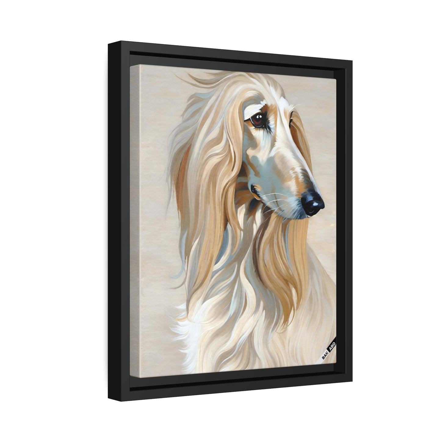 Afghan Greyhound (BKS)🐶Canvas