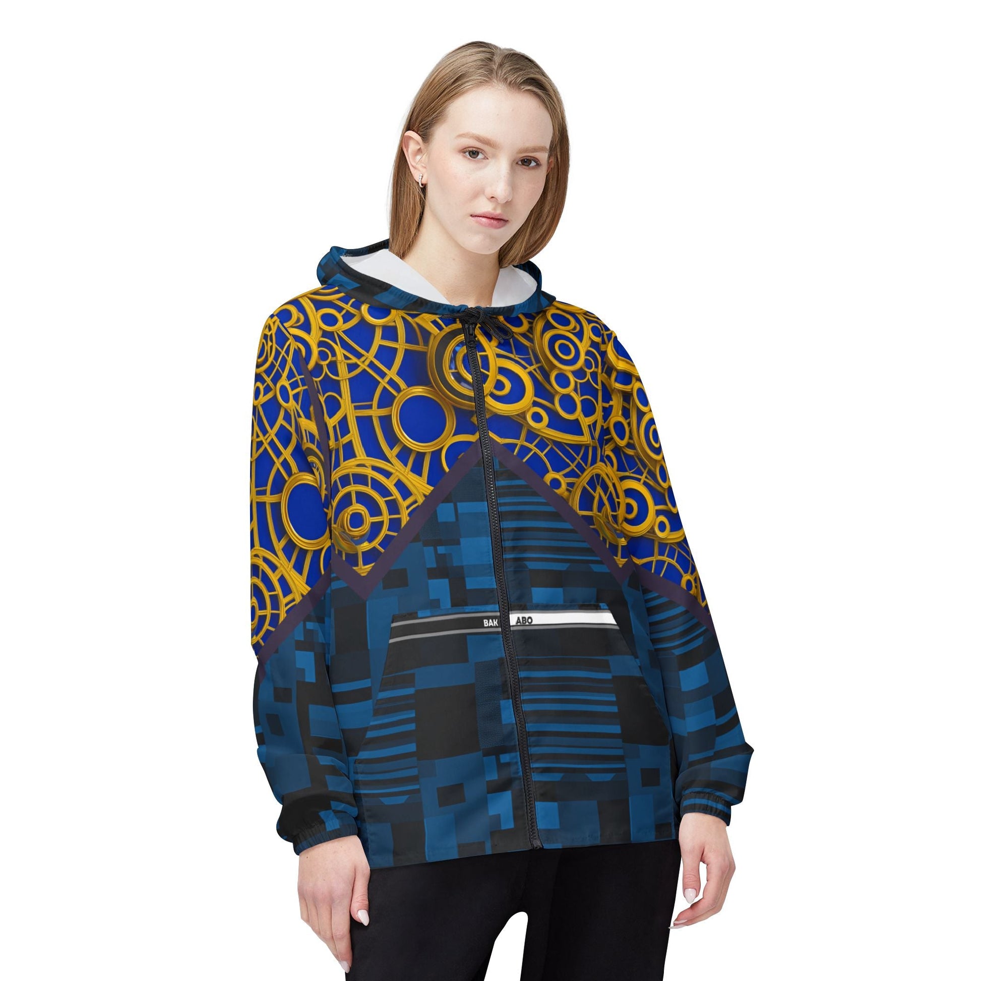 BKS Glyph Orbit™ Windbreaker Printify bakabo.club