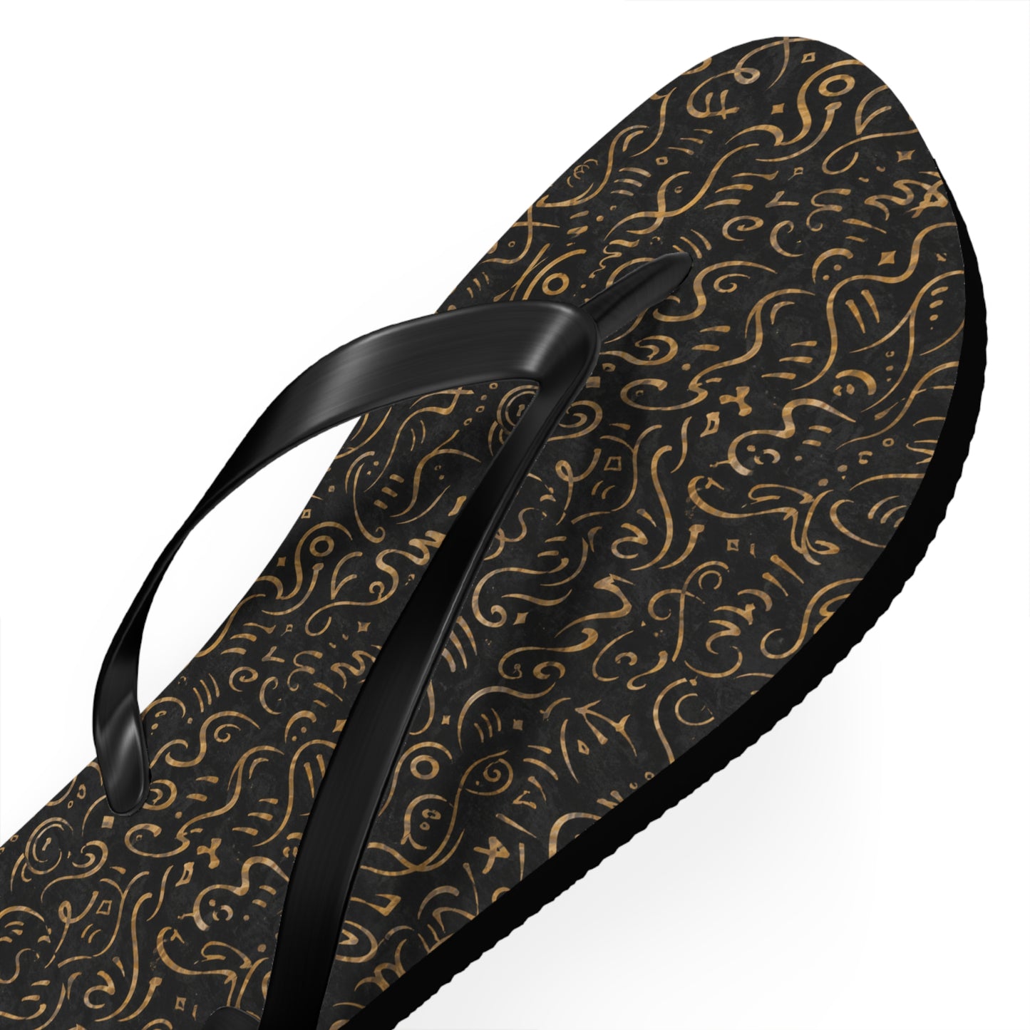 BKS Glyph Mosaic Golden™ Flip Flops