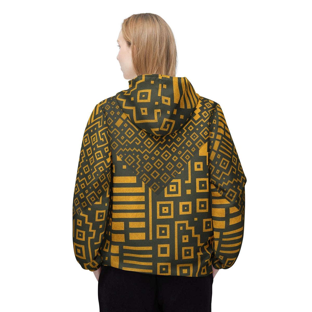 Glyph Orbit™ Windbreaker — pattern detail