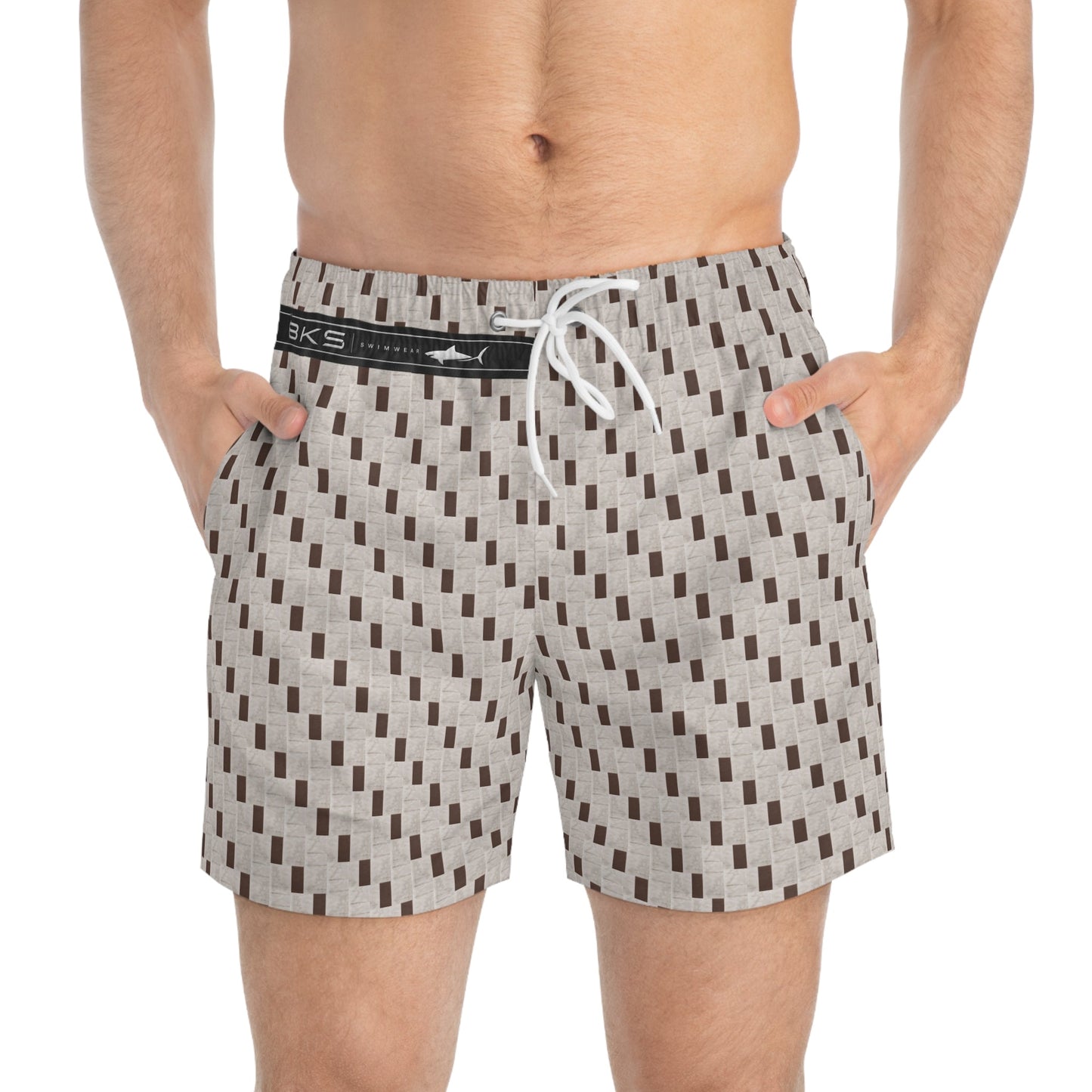 BKS Riviera Weave™ Swim Trunks Printify bakabo.club