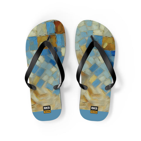 BKS Glyph Mosaic Tile™ Flip Flops