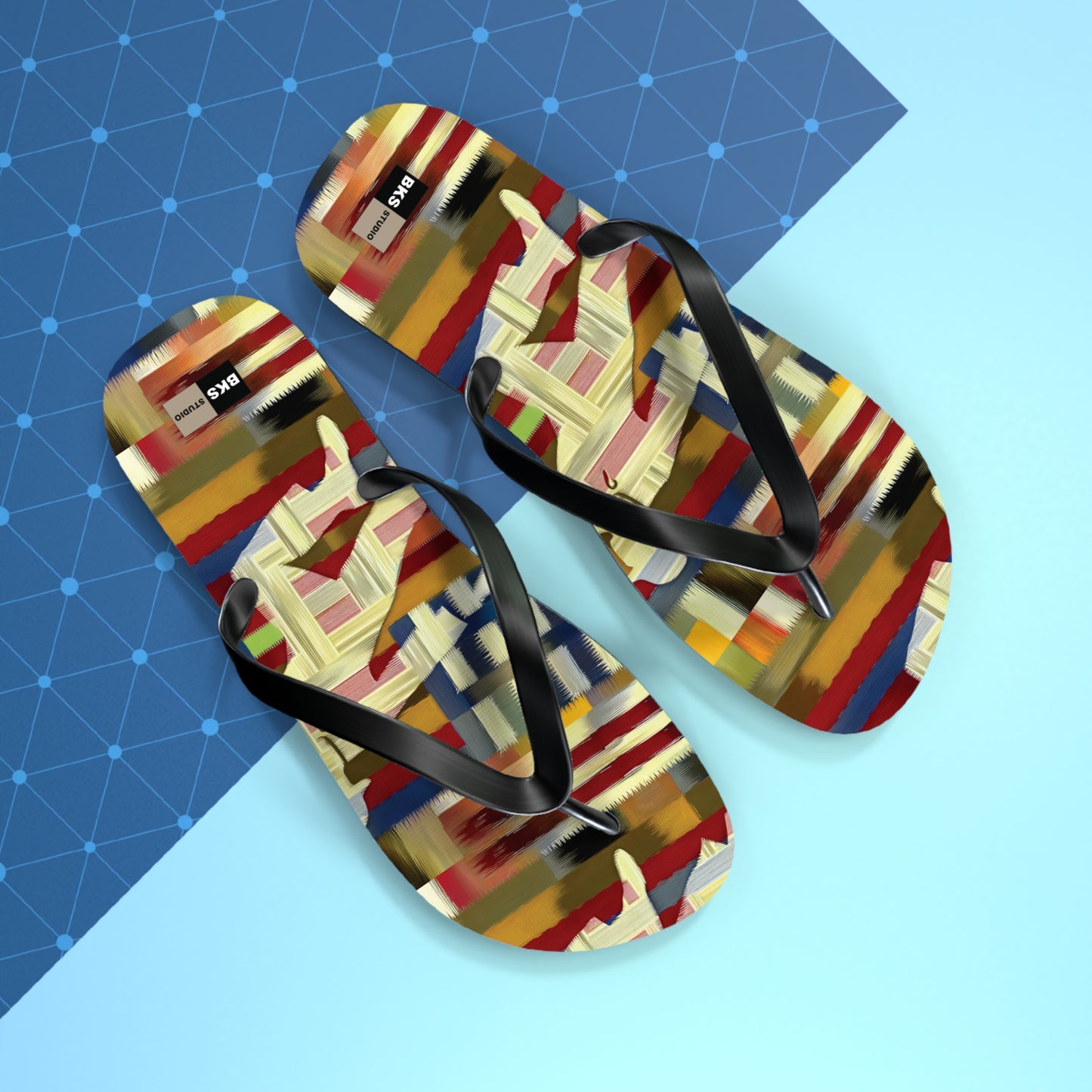 BKS Flag Colorblock Red™ Flip Flops