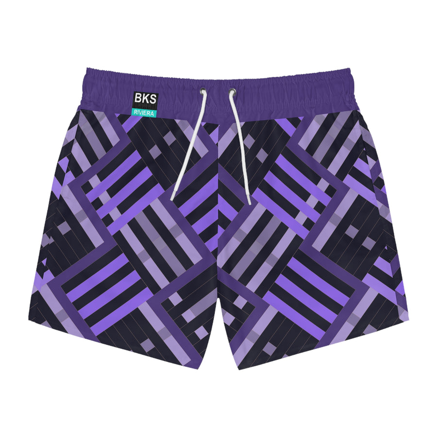 BKS Riviera Yellow Purple™ Swim Trunks