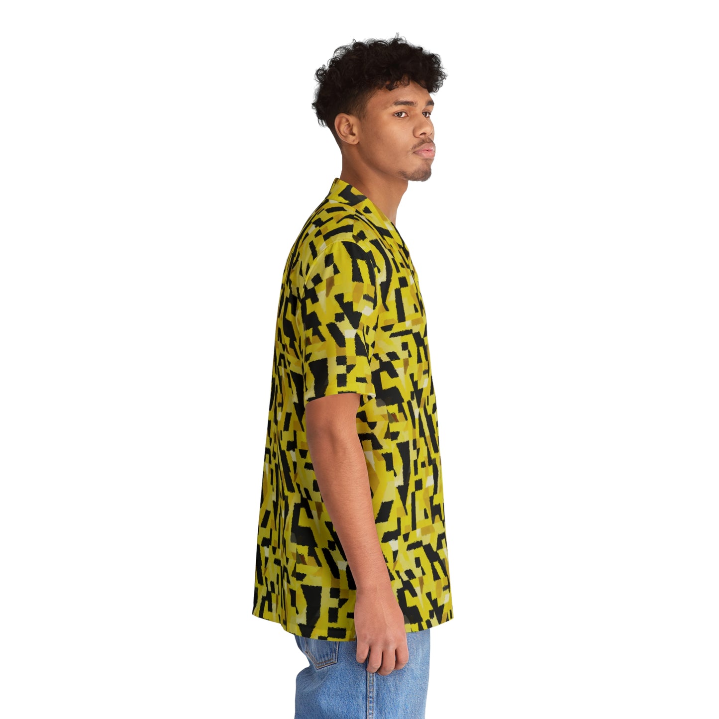 BKS Flag Yellow Camo™ Hawaiian Shirt
