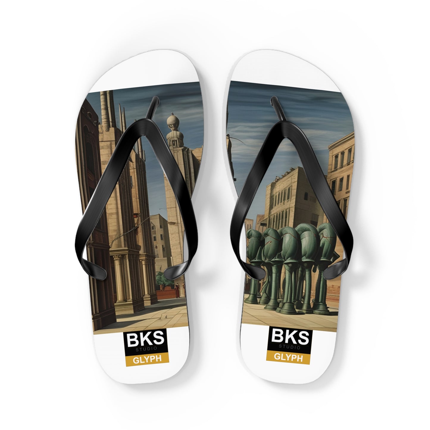 BKS Glyph Metaphysic™ Flip Flops