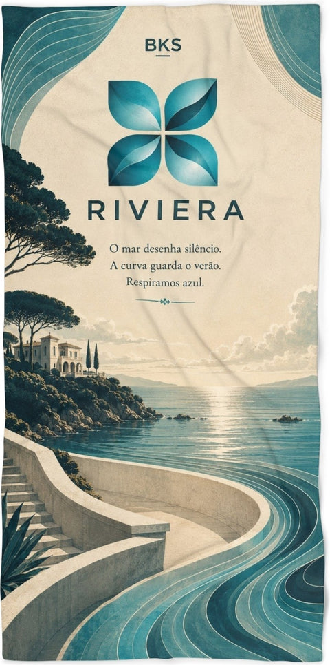BKS Riviera Verse™ Beach Towel