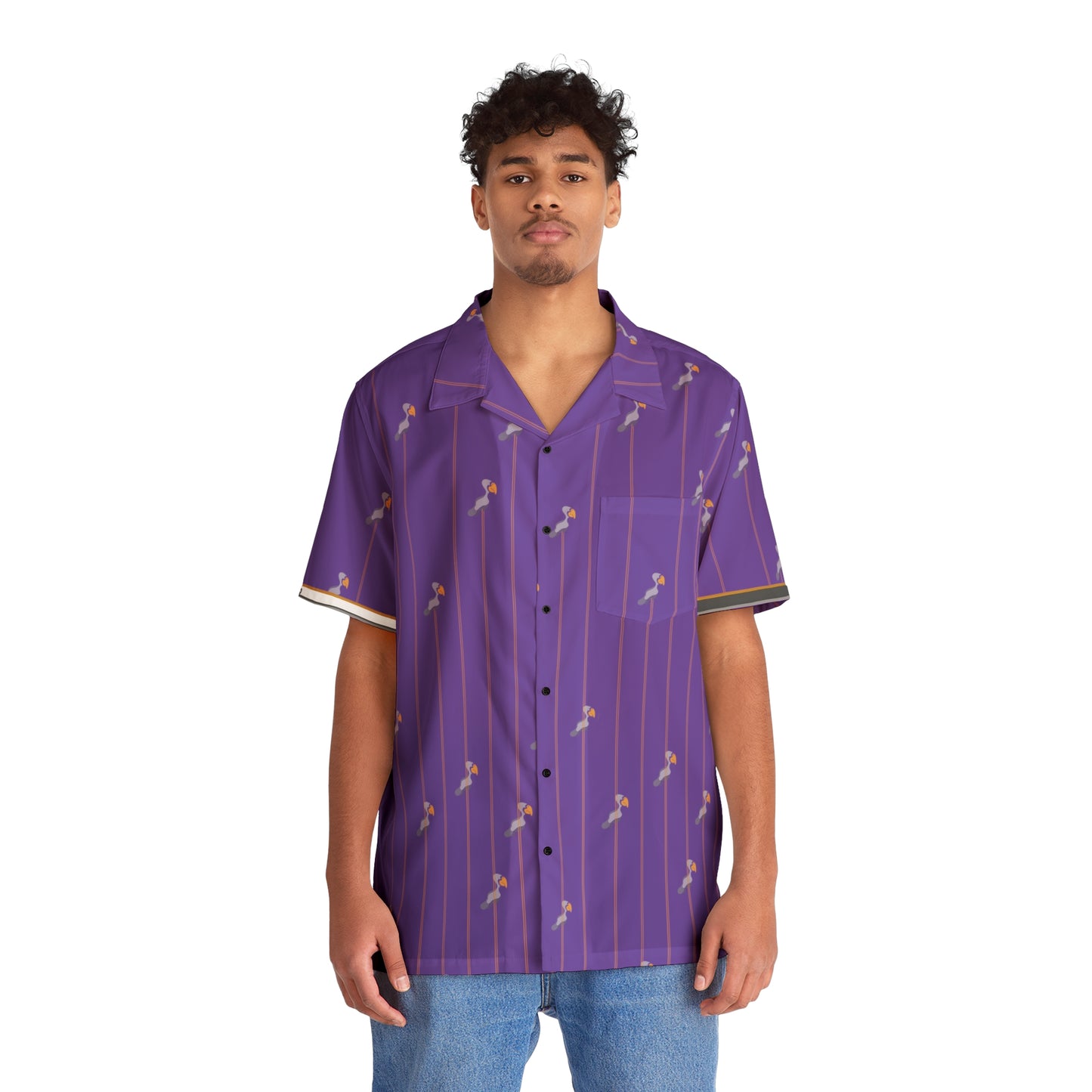 Violet Flamingo (BKS)🦩Camicia hawaiana