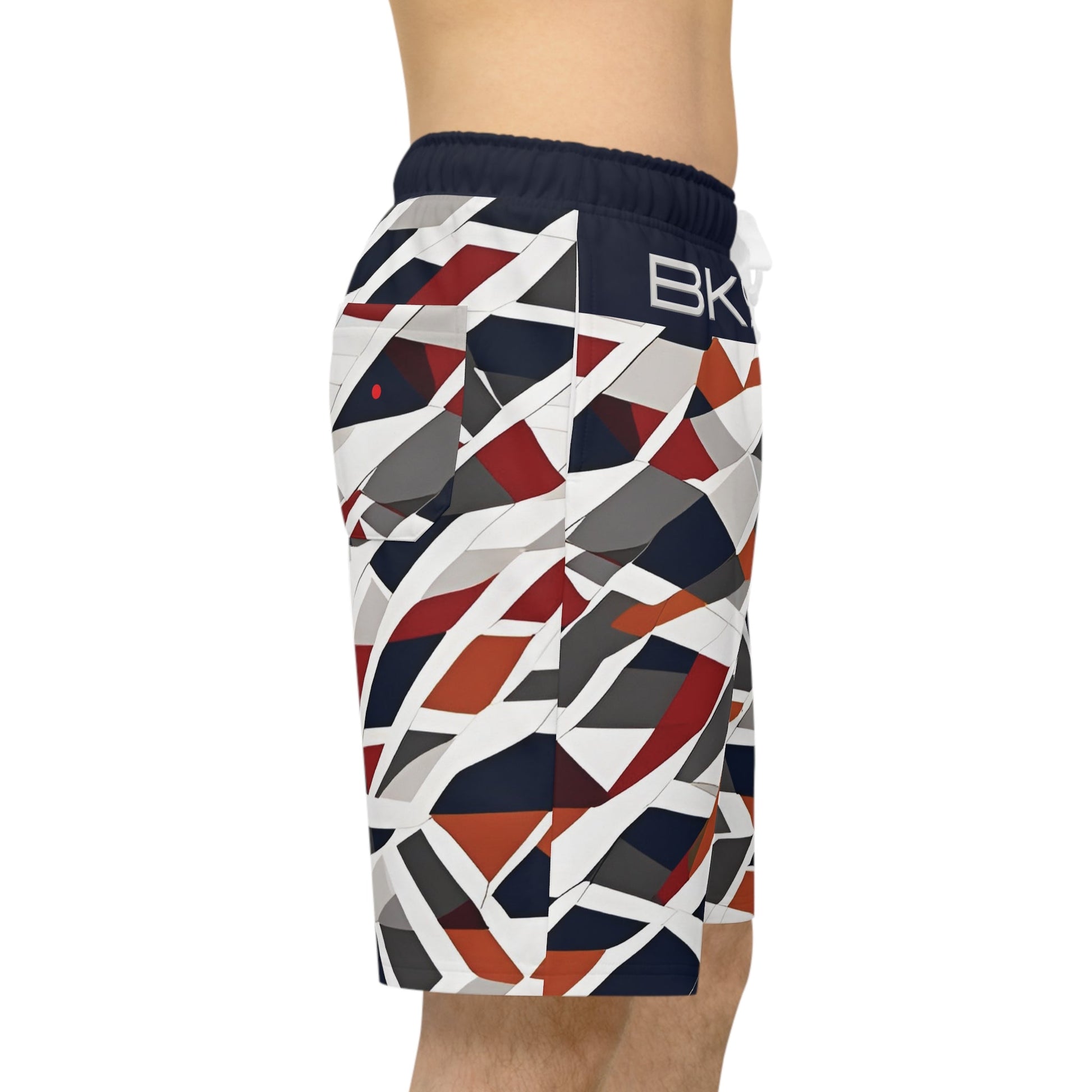 BKS Pulse Shard™ Athletic Long Shorts Printify bakabo.club