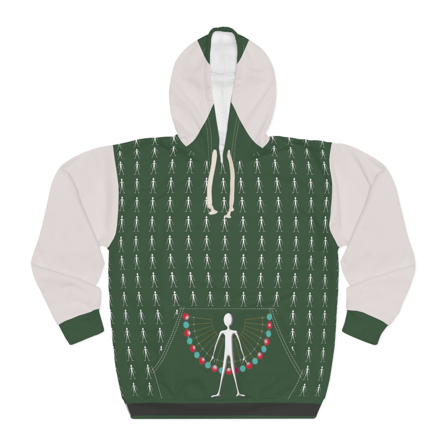 BKS Flag Meridian Forest™ Pullover Hoodie Printify bakabo.club