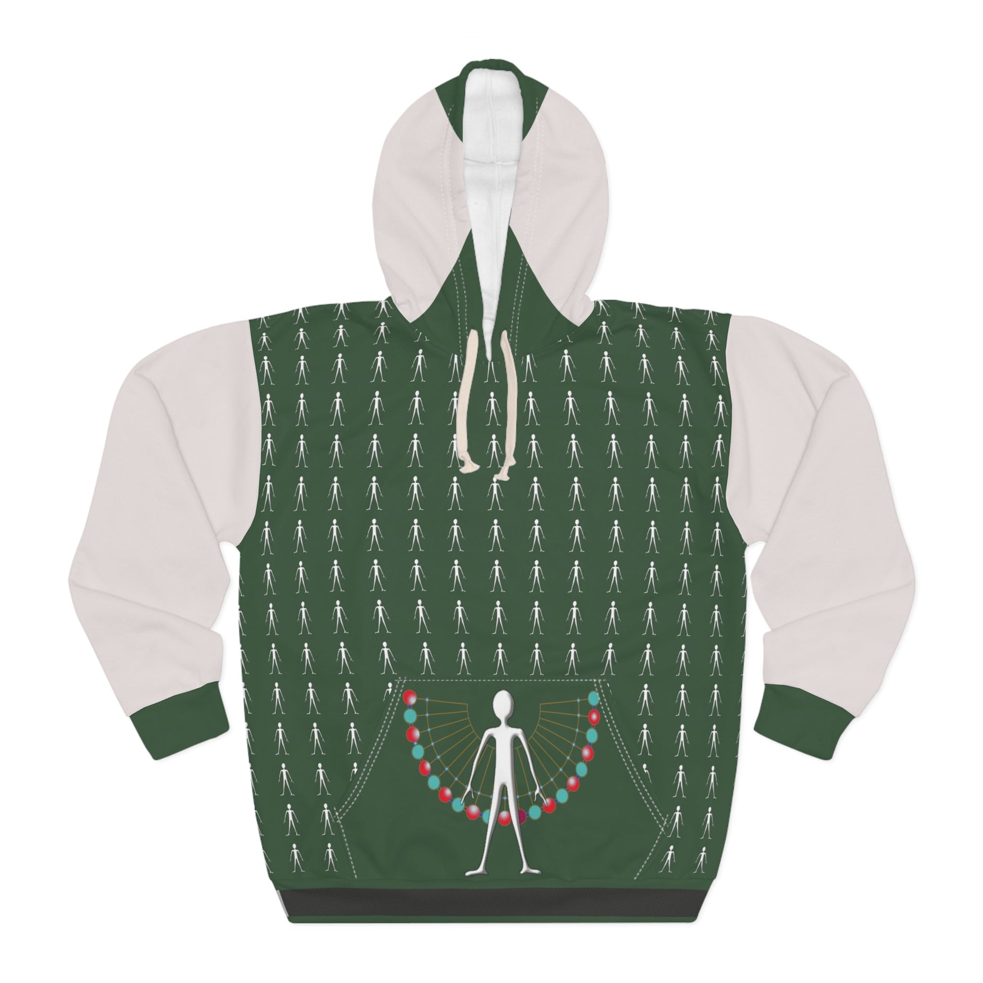 BKS Flag Meridian Forest™ Pullover Hoodie Printify bakabo.club
