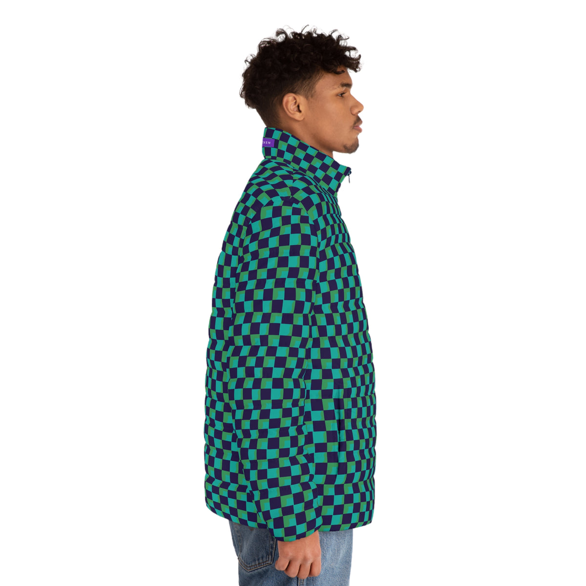 BKS Token Checkerboard Green™ Puffer Jacket